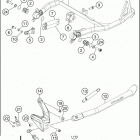 2019 1290 SUPER ADVENTURE R CHASSIS Side   /   center stand