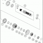 2020 790 DUKE ENGINE Трансмиссия-ведомый вал