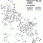 2020 690 ENDURO R ENGINE Картер двигателя