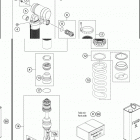 2020 690 ENDURO R CHASSIS Амортизатор в разборе