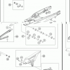 2019 500 EXC-F CHASSIS Бугель
