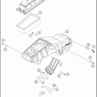 2020 690 SMC R CHASSIS Воздушный фильтр