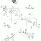2020 RC 390 ENGINE Масляная система