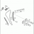 2020 790 DUKE ENGINE Газо-распределительный механизм