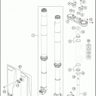 2020 85 SX 17_14 CHASSIS Передняя вилка