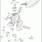 2020 790 ADV R CHASSIS Tank, seat