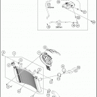 2020 790 DUKE ENGINE Система охлаждения