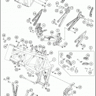 2020 690 SMC R CHASSIS Рама