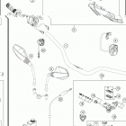 2020 690 ENDURO R CHASSIS Руль