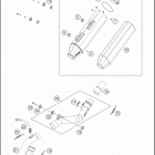 2020 450 EXC-F CHASSIS Глушитель