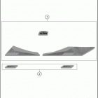 2020 300 XC-W TPI CHASSIS Наклейки