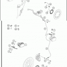 2020 390 DUKE WHITE CHASSIS Антиблокировочная система ABS
