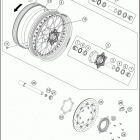2020 690 SMC R CHASSIS Переднее колесо