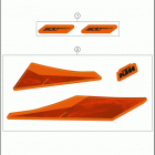 2020 500 EXC-F CHASSIS Наклейки