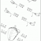 2020 790 ADV R CHASSIS Фара