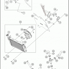 2020 RC 390 ENGINE Система охлаждения