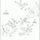 2020 690 SMC R CHASSIS Глушитель