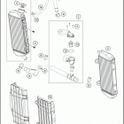 2020 150 XC-W TPI ENGINE Система охлаждения