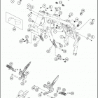 2020 790 DUKE BLACK CHASSIS Рама