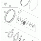 2020 790 ADV R CHASSIS Переднее колесо
