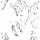 2020 150 XC-W TPI CHASSIS Воздушный фильтр
