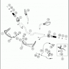 2020 390 ADV WHITE CHASSIS Руль