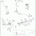 2020 690 SMC R CHASSIS Тормозной цилиндр задний