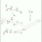 2020 690 ENDURO R CHASSIS Side   /   center stand