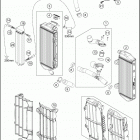 2020 250 XC TPI ENGINE Система охлаждения