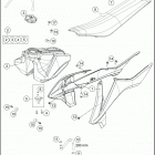2020 85 SX 17_14 CHASSIS Tank, seat