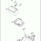 2020 790 DUKE BLACK CHASSIS Аккумулятор