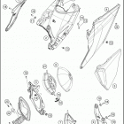 2020 250 XC TPI CHASSIS Воздушный фильтр