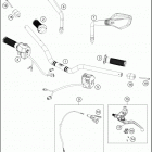 2020 390 DUKE WHITE CHASSIS Руль