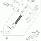 2020 250 XC-F CHASSIS Глушитель