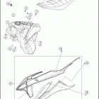 2020 450 EXC-F CHASSIS Tank, seat