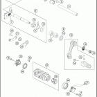 2020 690 ENDURO R ENGINE Механизм переключения