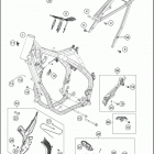 2020 250 SX CHASSIS Рама
