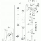 2020 250 SX-F CHASSIS Передняя вилка