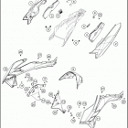 2020 790 ADV R CHASSIS Side trim