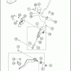 2020 1290 SUPER ADVENTURE S SILVER CHASSIS Тормозной цилиндр задний