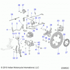 FTR 1200 CARBON LE (N20RTR25) Brakes, rear asm - n20rtr25 (200852c)