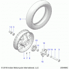 FTR 1200 CARBON LE (N20RTR25) Wheel, rear - n20rtr25 (200499c)
