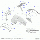 SPRINGFIELD DARK HORSE INTL (N21TJDBBE) Body, fender, rear, limited - n20lcarr all options (2006...