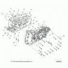 CHIEFTAIN STANDARD THUNDER BLACK (N20TCBAA) Engine, crankcase - n20tcbaa all options (200643)