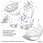 SPRINGFIELD DARK HORSE INTL (N21TJDBBE) Body, fairing asm 1 - n20lcarr  /  n20lcbrr all options ...