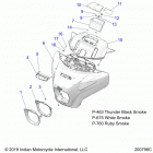 ROADMASTER DARK HORSE ALL OPTIONS (N20TKDBB) Body, fairing asm 1 - n20tkdbb all options (200798c)