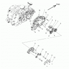 CHIEFTAIN STANDARD THUNDER BLACK (N20TCBAA) Engine, cam shafts and gears - n20tcbaa all options (200...