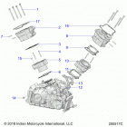 FTR 1200 CARBON LE (N20RTR25) Engine, cylinder and cylinder head mntg. - n20rtr25 (200...