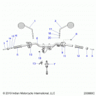 FTR 1200 CARBON LE (N20RTR25) Steering, handlebar assembly - n20rtr25 (200860c)