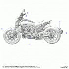 FTR 1200 (N20RTA22/RUA24) Badges and decals - n20rta22  /  rua24 (200874c)